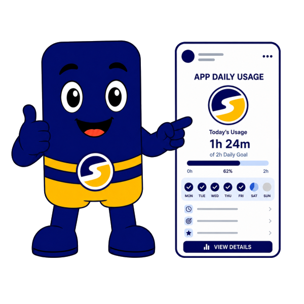 KITA Smart mascot showing the app